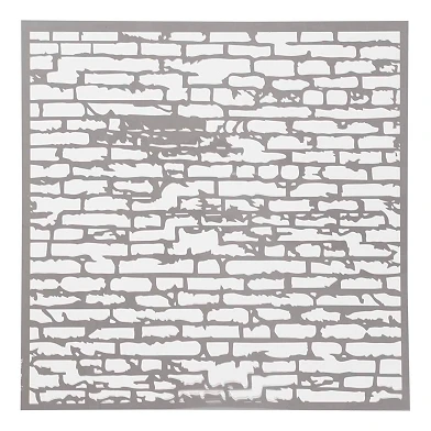 Schablone Steinmauer, 30,5x30,5cm