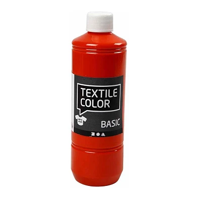 Peinture textile semi-opaque Textile Color - Orange, 500 ml