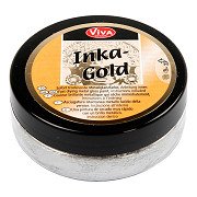Cire brillante Inka-Gold - Argent, 50 ml
