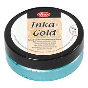 Cire brillante Inka-Gold - Turquoise, 50 ml