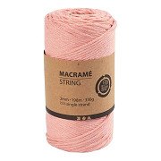 Cordon pour macramé - Rose, 198m