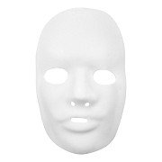 Maske Weiß 24x15,5cm, 12 Stk.