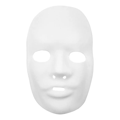 Maske Weiß 24x15,5cm, 12 Stk.