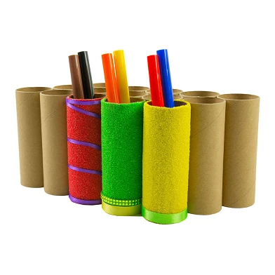 Färbungen - Recycelte Toilettenpapierrollen, 24.