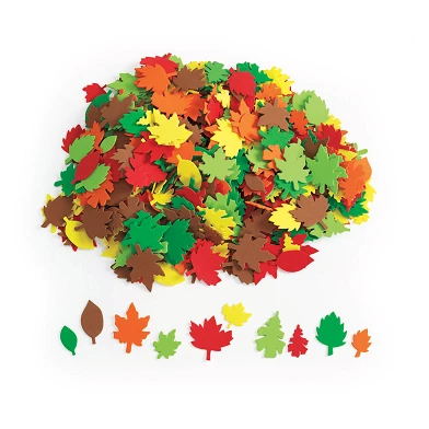 Colorations - Mousse de feuilles colorées, 500pcs.