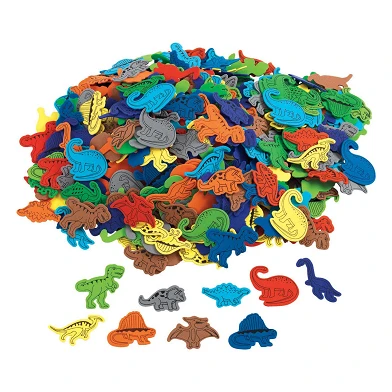 Colorations - Mousse de figures de dinosaures, 500pcs.