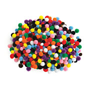 Colorations - Mini Pom Poms Divers, 450pcs.