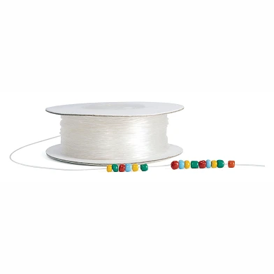 Colorations - Cordon de perles Extensible Transparent, 91mtr.