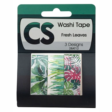 Colorations - Washi Tape Planten 3 Rollen, 5mtr. 