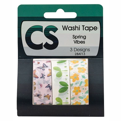 Colorations - Washi Tape Spring 3 Rollen, 5mtr.