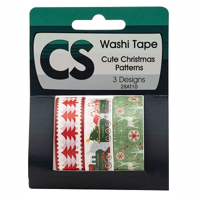 Colorations - Washi Tape Weihnachten 3 Rollen, 5mtr.