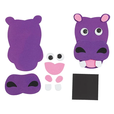 Colorations - Ensemble de création de visages d'animaux en mousse, 36 pcs.