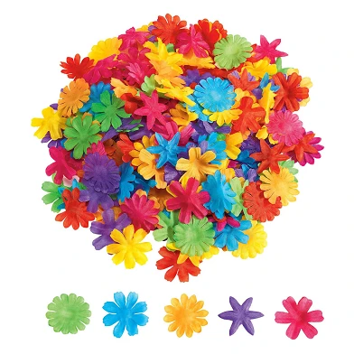 Colorations - Bunte Stoffblumen, 300 Stück.
