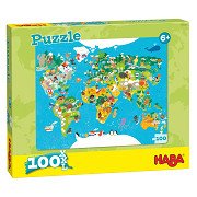 Haba Puzzel Wereldkaart