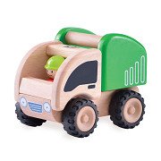 Mini camion à ordures en bois Wonderworld