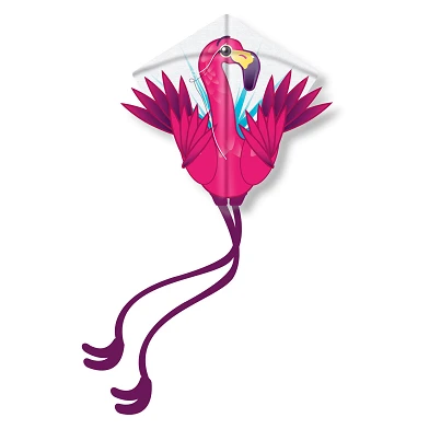 Kites Ready 2 Fly - Cerf-volant pop-up en nylon Flamingo