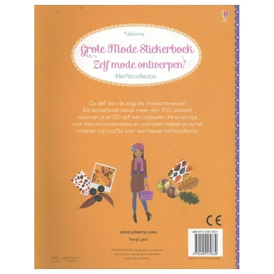 Grote Mode Stickerboek - Herfstcollectie (300 stickers)