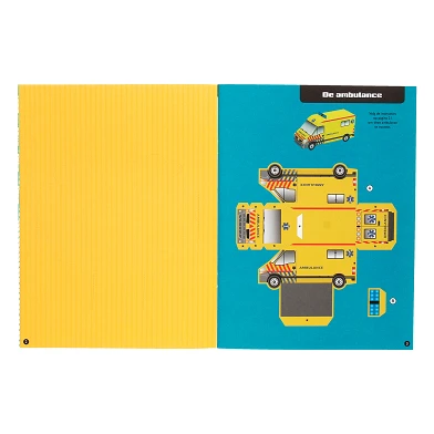 Paper Toys Knutselboek - Auto's en vrachtwagens