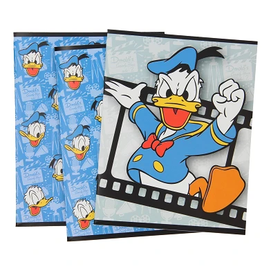 Donald Duck Schriften A5 Gelinieerd, 3st.