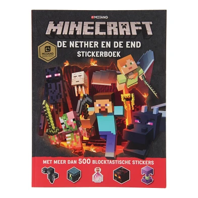 Minecraft de Nether & de end Stickerboek