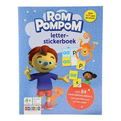 Rompompom Letter-stickerboek