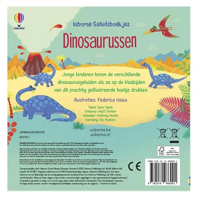 Geluidenboek Dinosaurussen