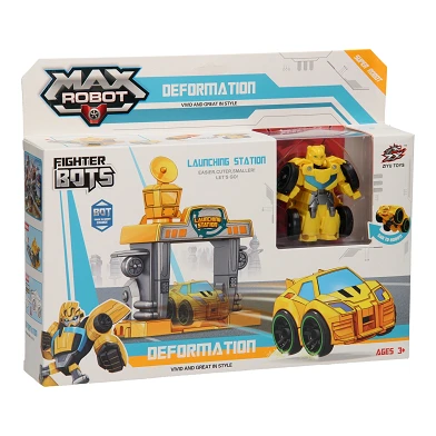 Max Robot Transformer Set Startbahn – Gelb