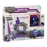 Max Robot Transformer Set Startbahn – Lila
