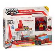 Max Robot Transformer Set Startbahn – Rot