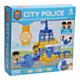 City Politie Bouwblokken Speelset, 50dlg.