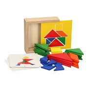 Tangram-Puzzle aus Holz