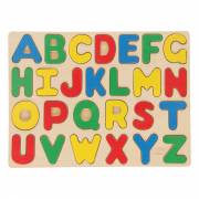 Casse-tête alphabet en bois, 26 pièces.