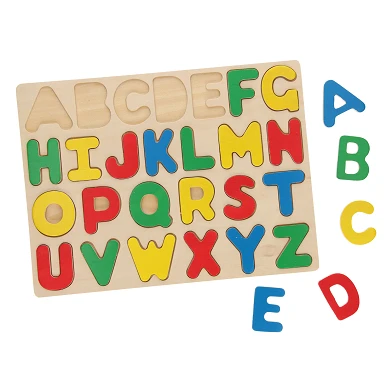 Buchstabenpuzzle aus Holz, 26tlg.