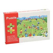 Holzpuzzle Fußball, 88 Teile