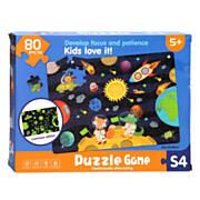 Glow in the Dark Puzzle Space, 80tlg.