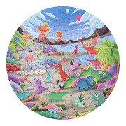 Rundpuzzle in Aufbewahrungsbox - Dino's 150tlg.