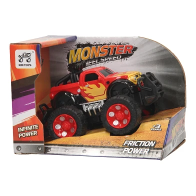 Reibungs-Monster-Truck-Flammen