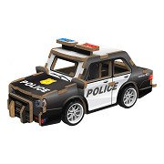 Houten Bouwpakket 3D Politieauto