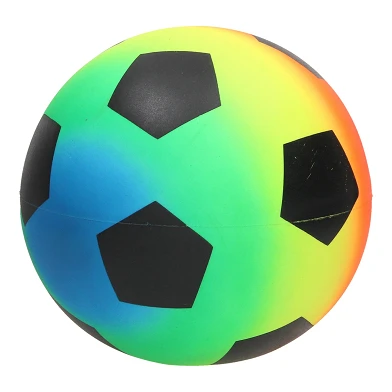 Neon-Regenbogen-Fußball