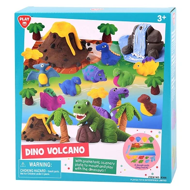 Play d'argile Dino Volcan