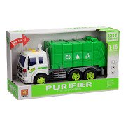 Müllwagen Light & Sound 1:16