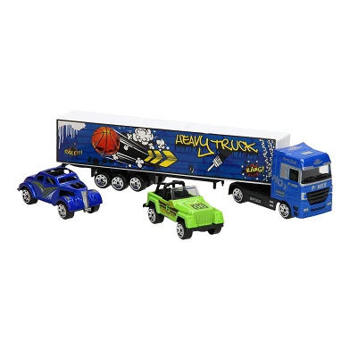 Die-Cast Vrachtwagenset - Blauw