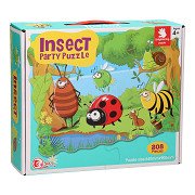 Mega-Puzzle Insektenparty, 208 Teile (90x64cm)