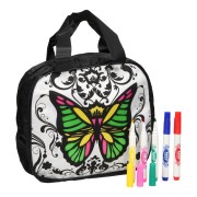 Färben Sie Ihre eigene Schmetterlingstasche