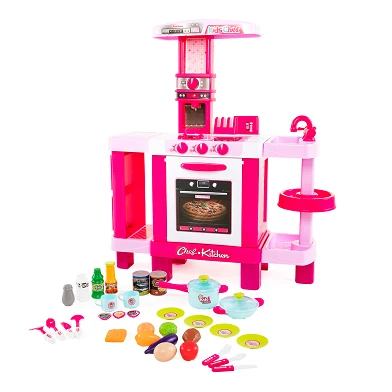 Kinderküche Pink mit Licht und Ton