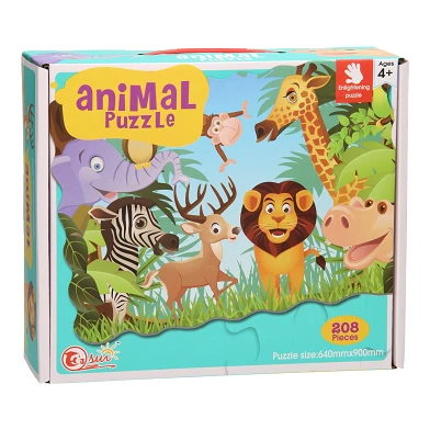 Fröhliche Tiere Puzzle XL, 208.