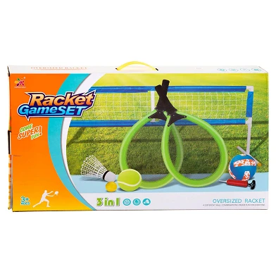 Campingset Racket Sports 3in1