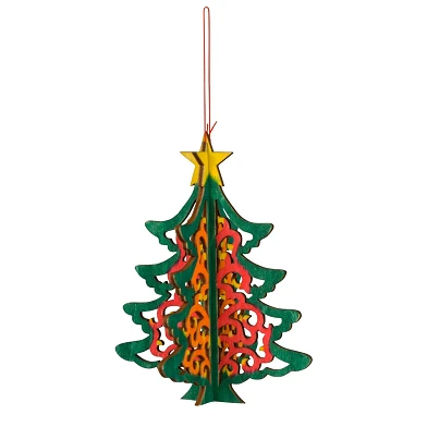 Kersthanger Kerstboom 3D