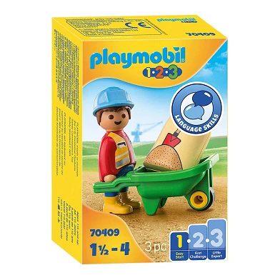 Playmobil 1.2.3, schoolpakket, 65dlg.