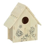 Machen Sie Ihr eigenes Vogelhaus aus Holz, Variante B